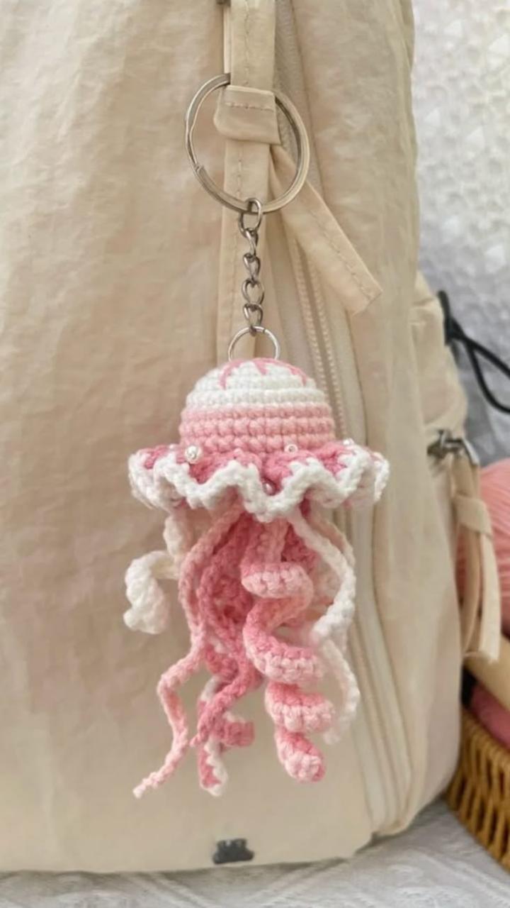 Jelly Fish Keychain